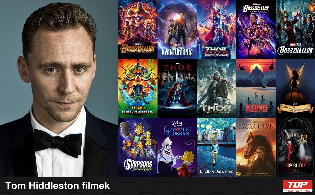 Tom Hiddleston filmek